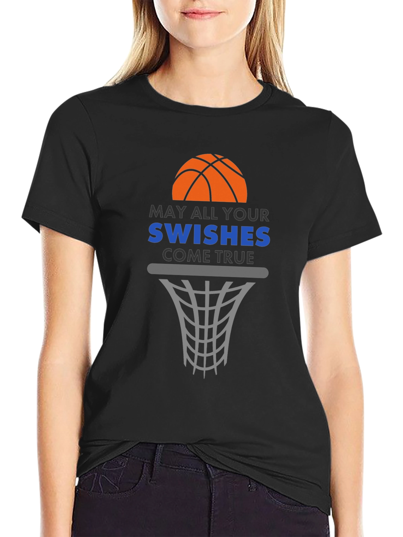 Basketball Swishes Graphic Tee