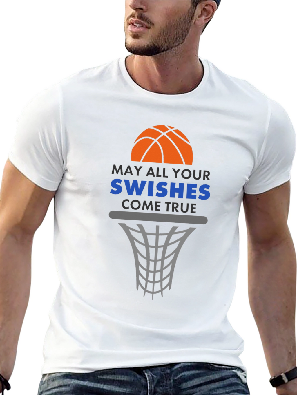 Basketball Swishes Graphic Tee