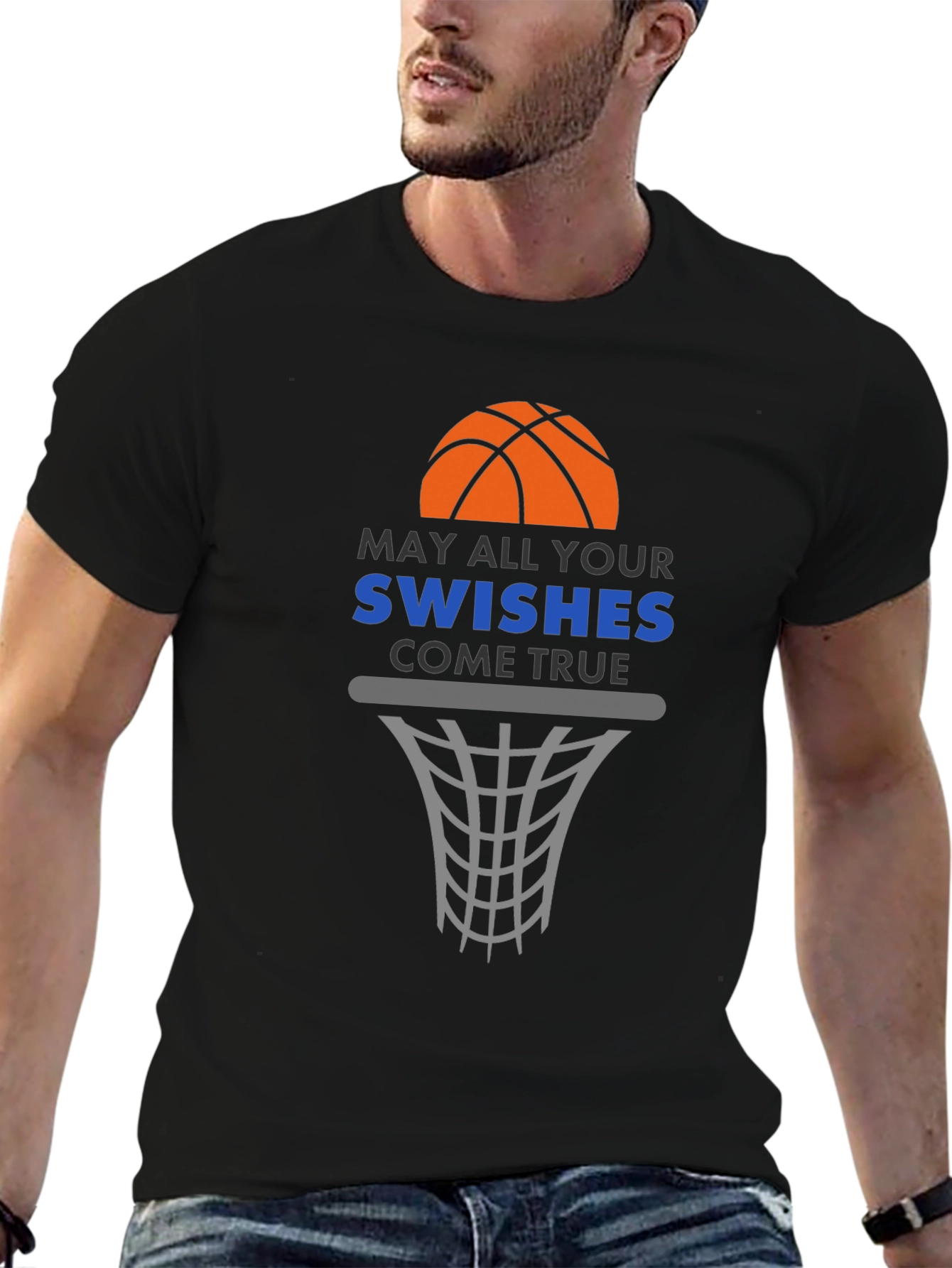Basketball Swishes Graphic Tee