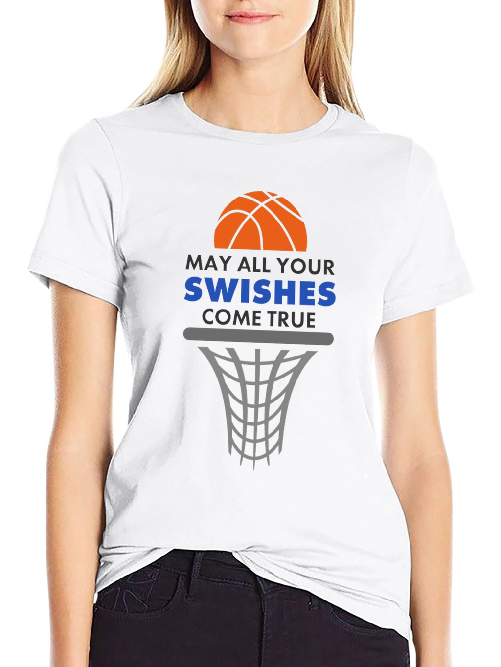 Basketball Swishes Graphic Tee