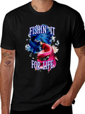 Fishin It For Life Graphic T-Shirt