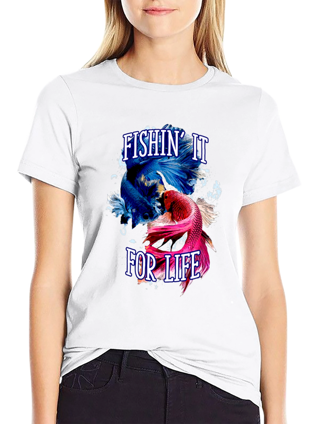 Fishin It For Life Graphic T-Shirt