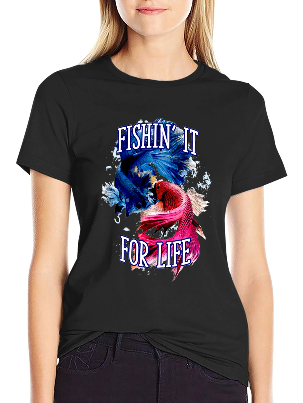 Fishin It For Life Graphic T-Shirt