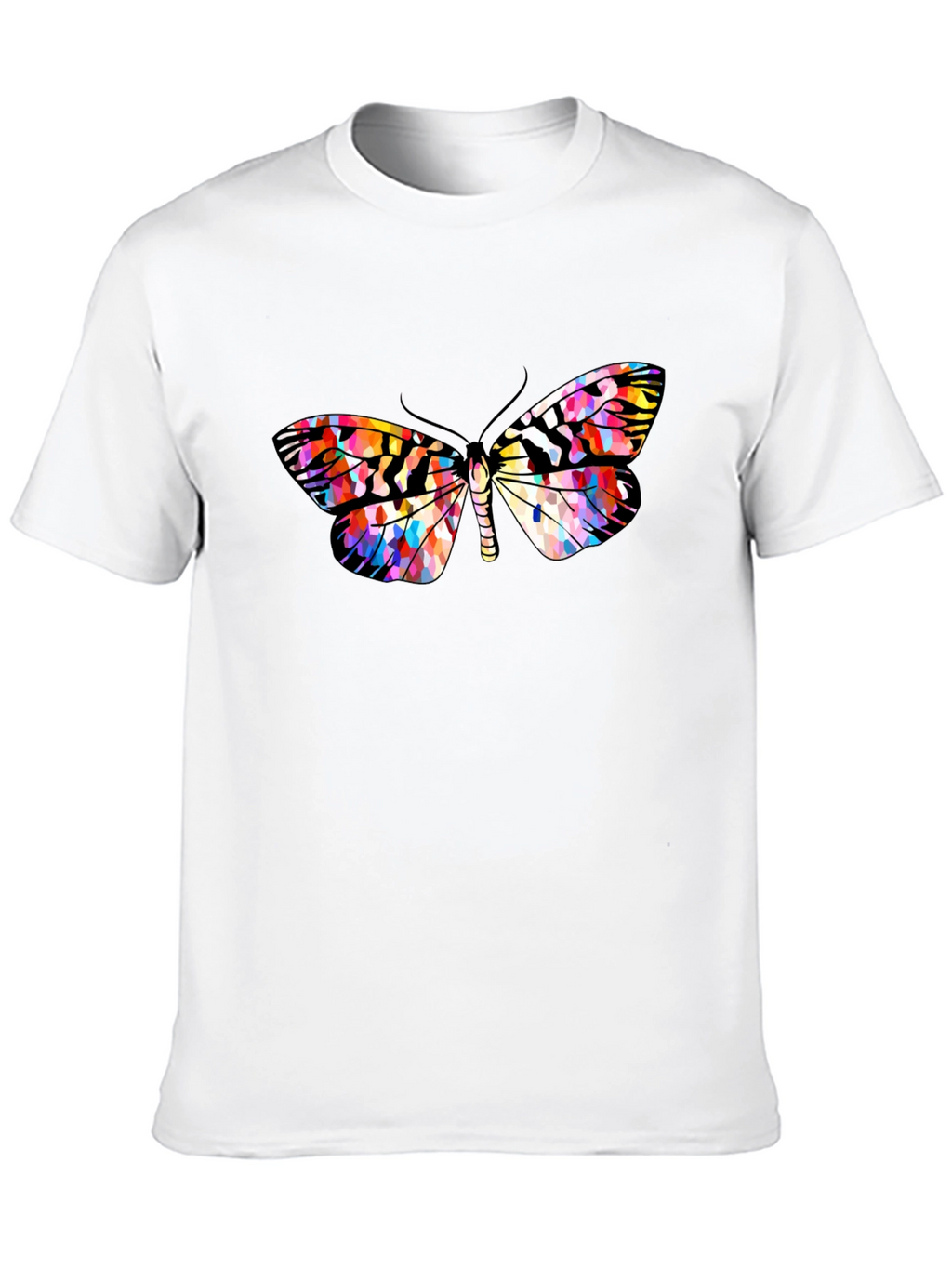 Butterfly Graphic Black T-Shirt | Stylish Mens Casual Tee
