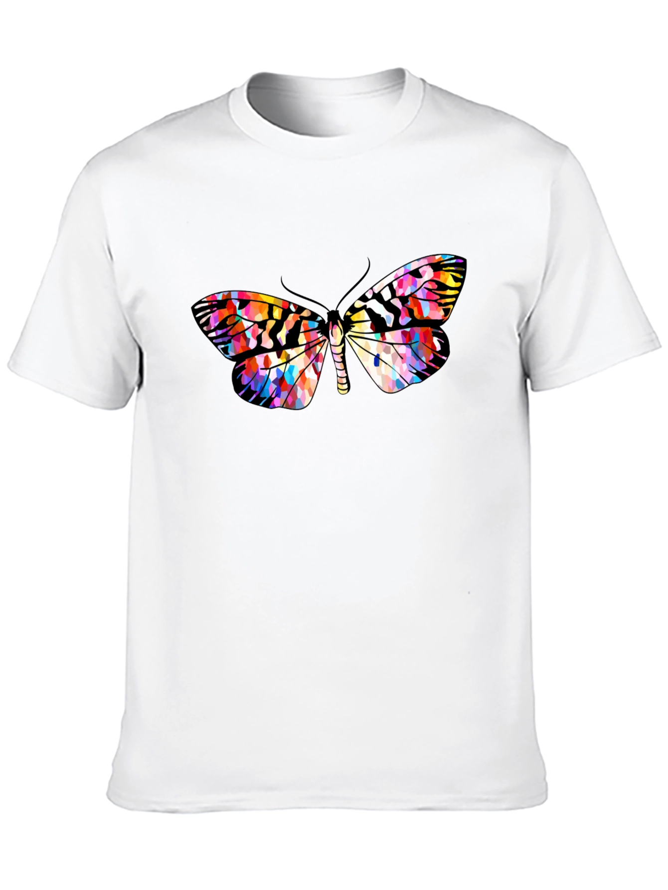 Butterfly Graphic Black T-Shirt | Stylish Mens Casual Tee