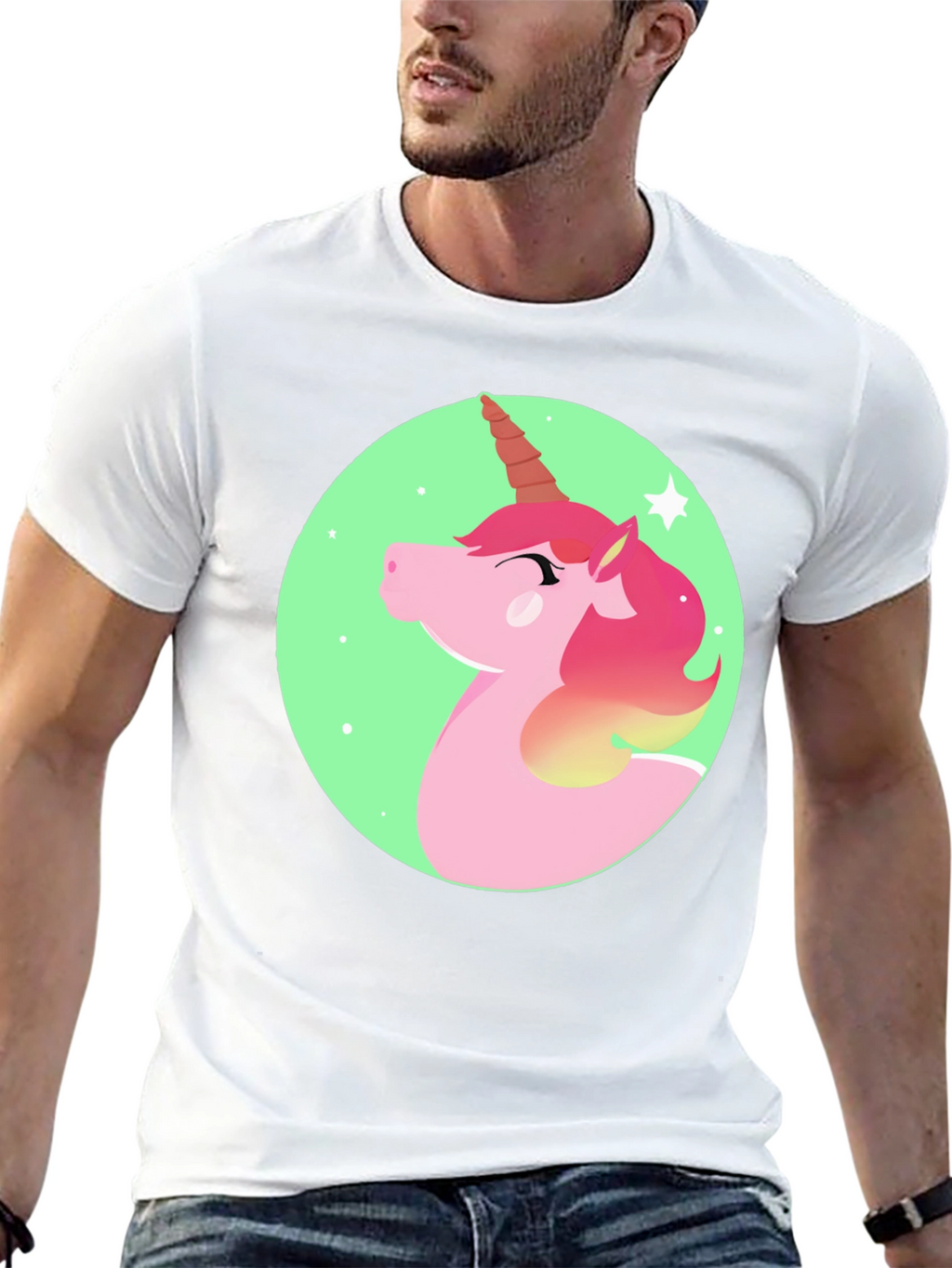 Unicorn Graphic Print T-Shirt