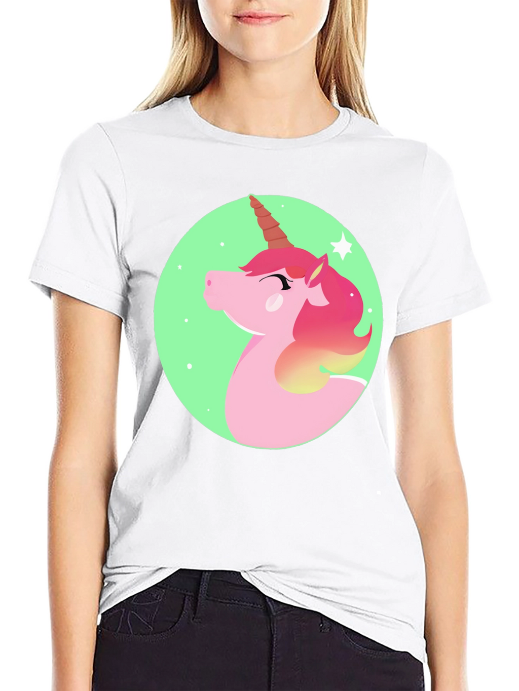 Unicorn Graphic Print T-Shirt