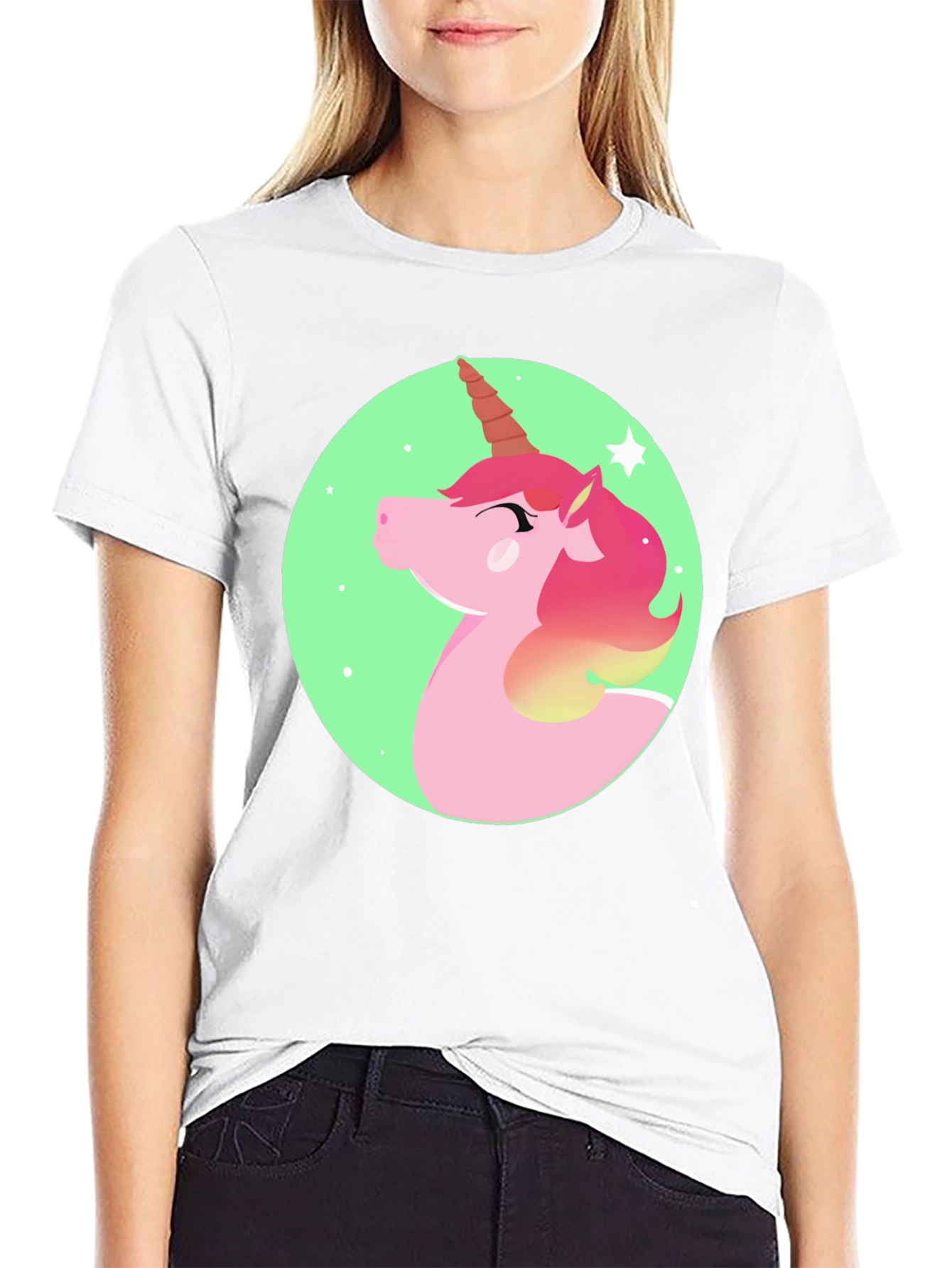 Unicorn Graphic Print T-Shirt