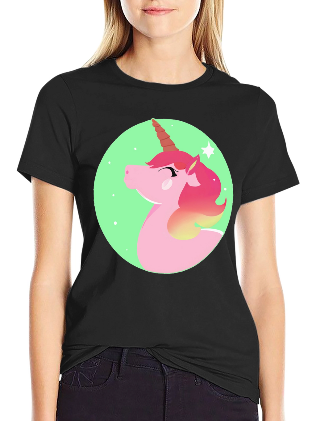 Unicorn Graphic Print T-Shirt