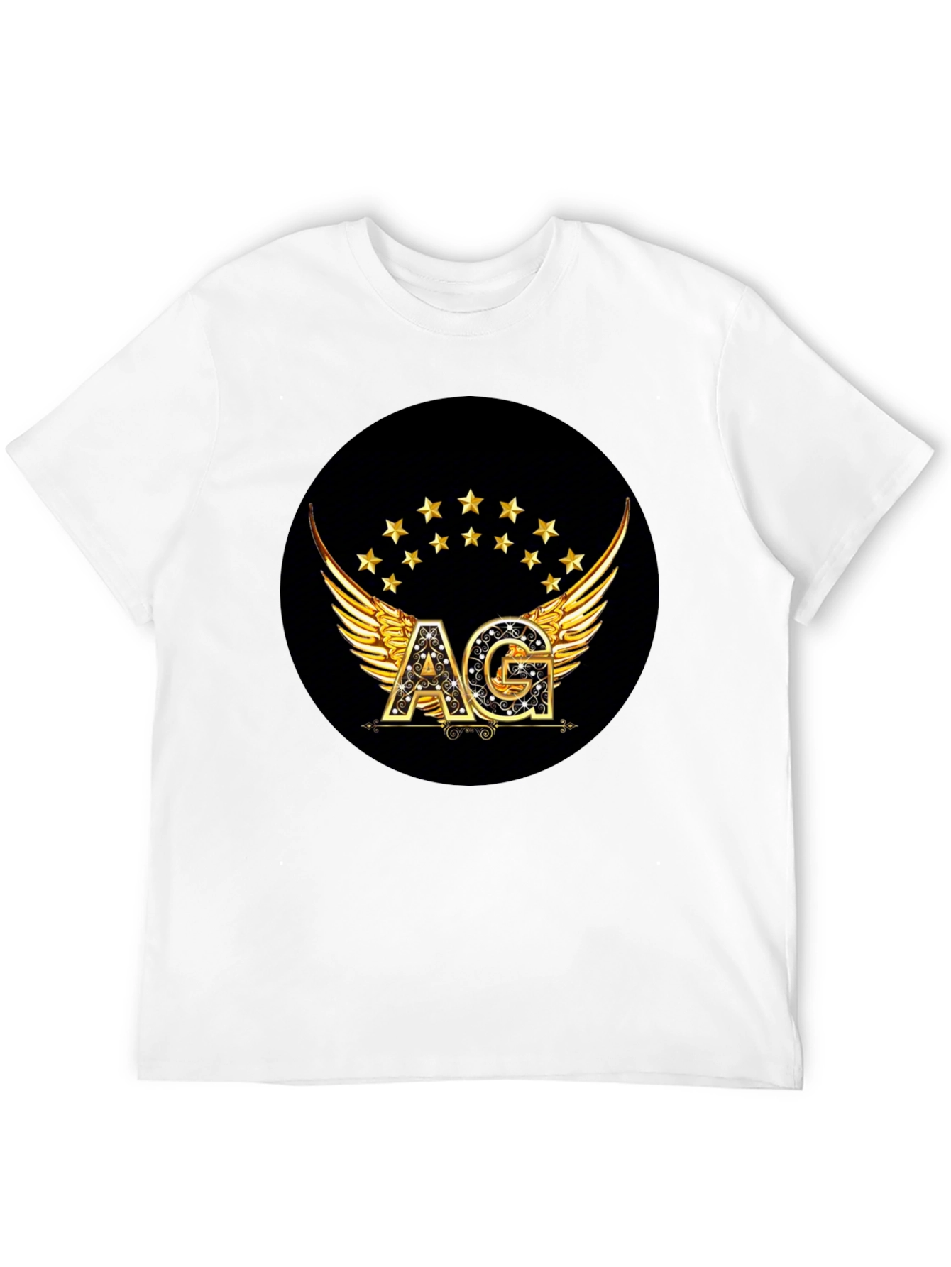 Winged AG Logo Black T-Shirt