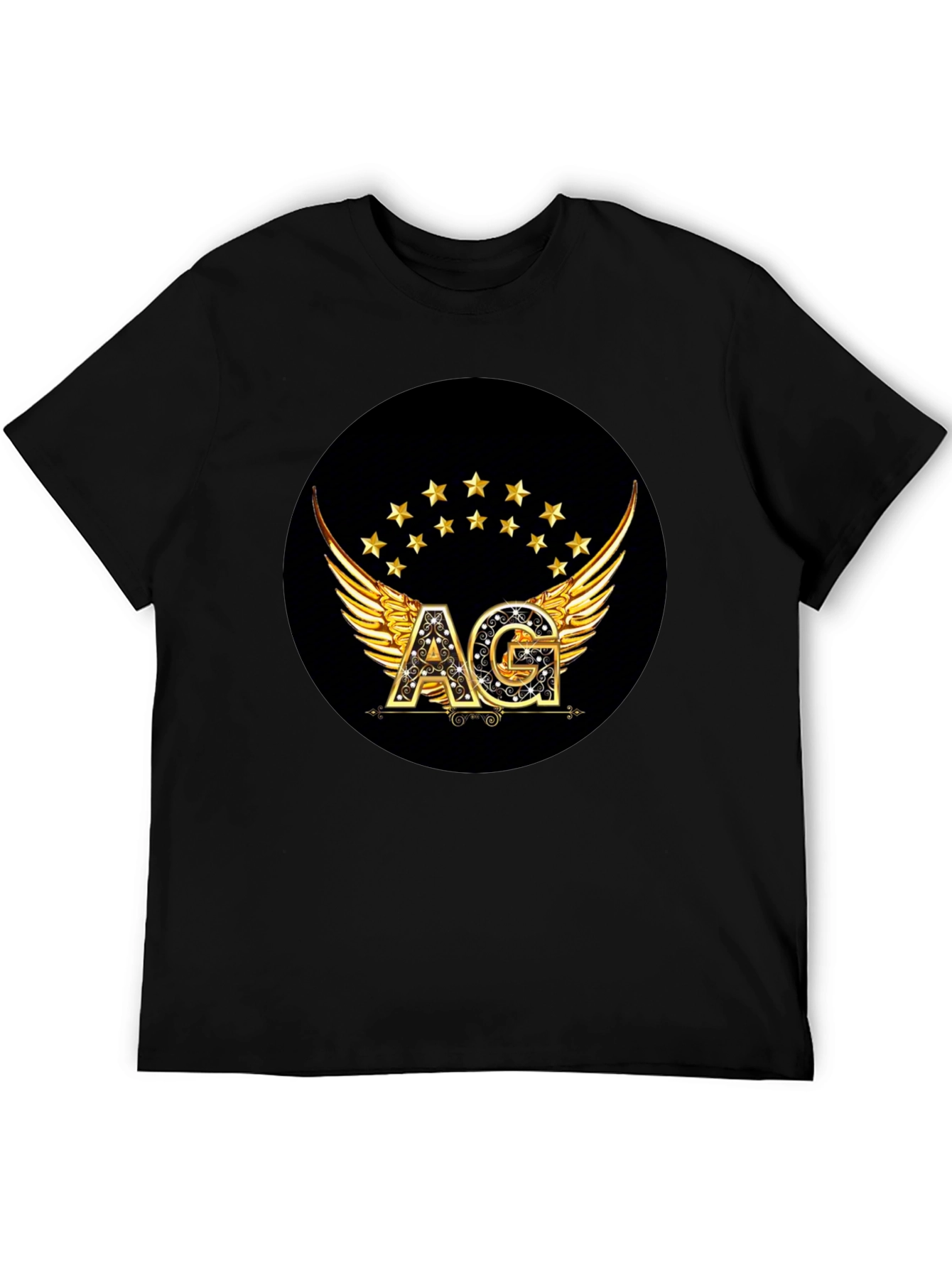 Winged AG Logo Black T-Shirt