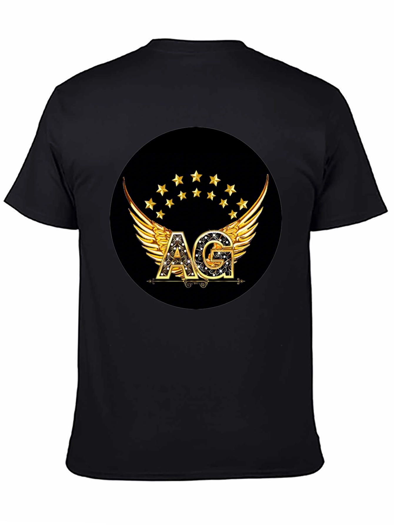 Winged AG Logo Black T-Shirt