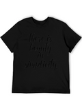 Beauty in Simplicity Graphic Tee - Stylish Mens T-Shirt