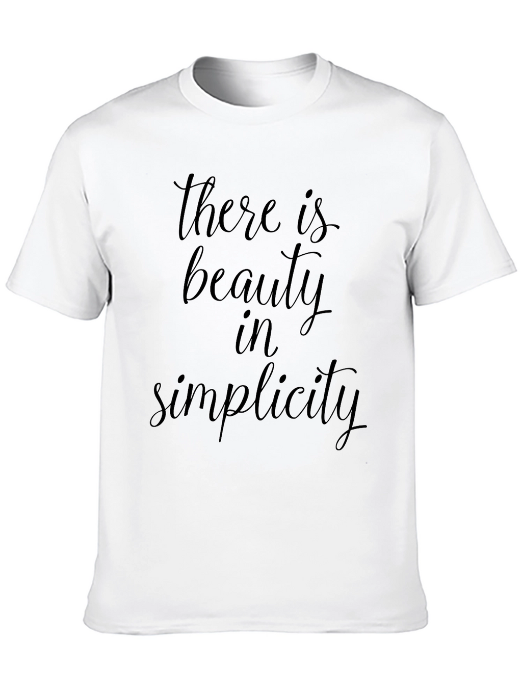 Beauty in Simplicity Graphic Tee - Stylish Mens T-Shirt
