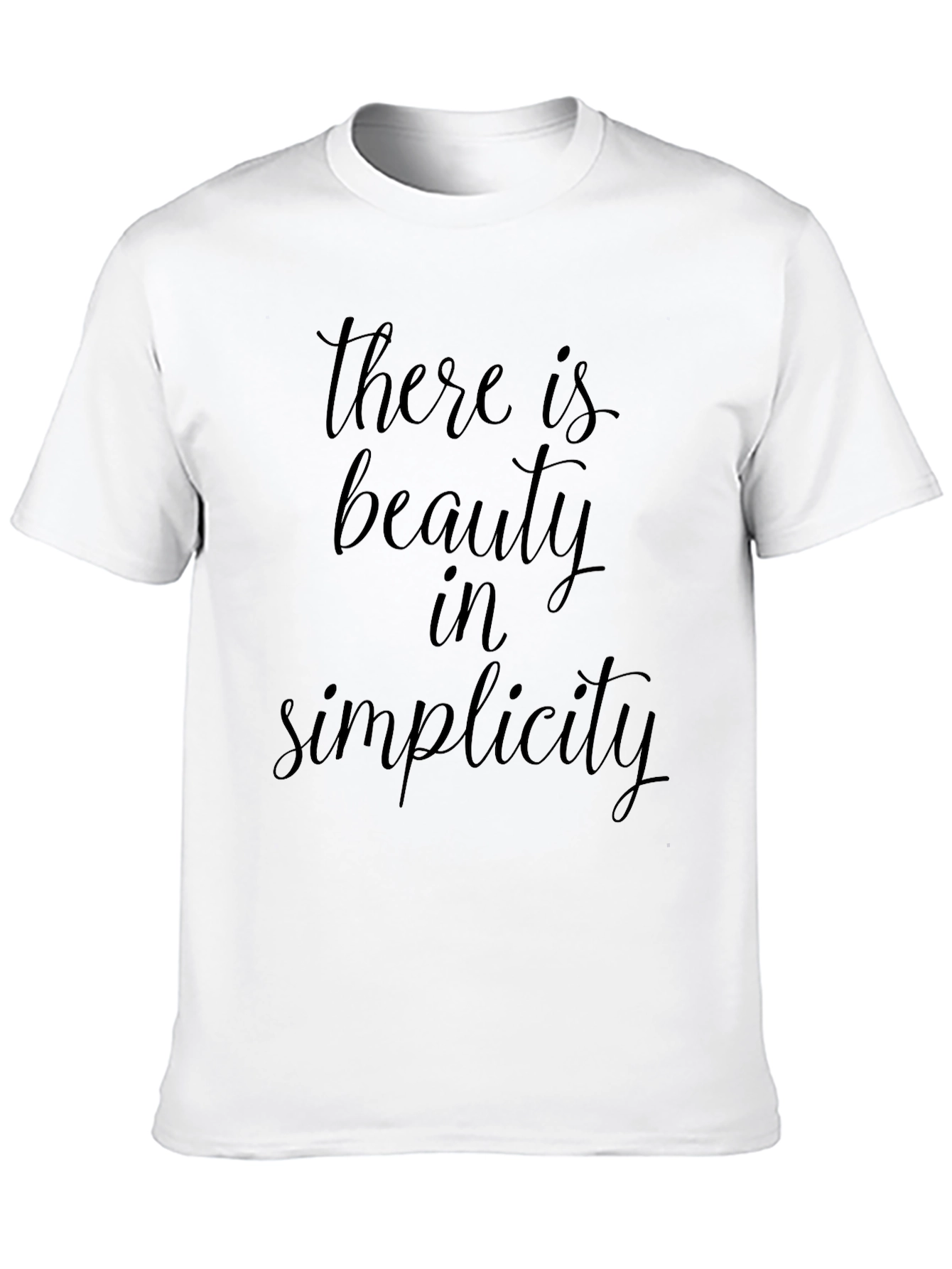 Beauty in Simplicity Graphic Tee - Stylish Mens T-Shirt
