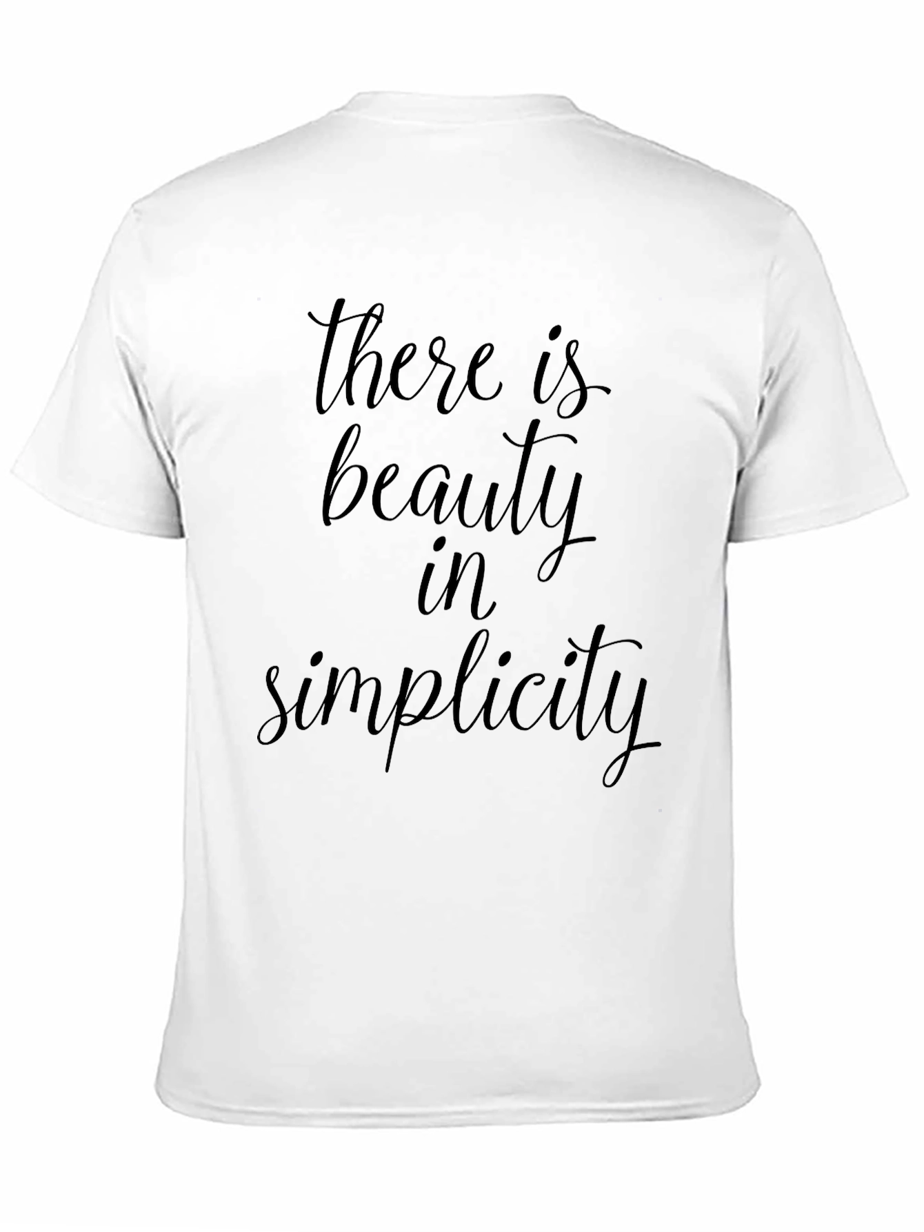 Beauty in Simplicity Graphic Tee - Stylish Mens T-Shirt