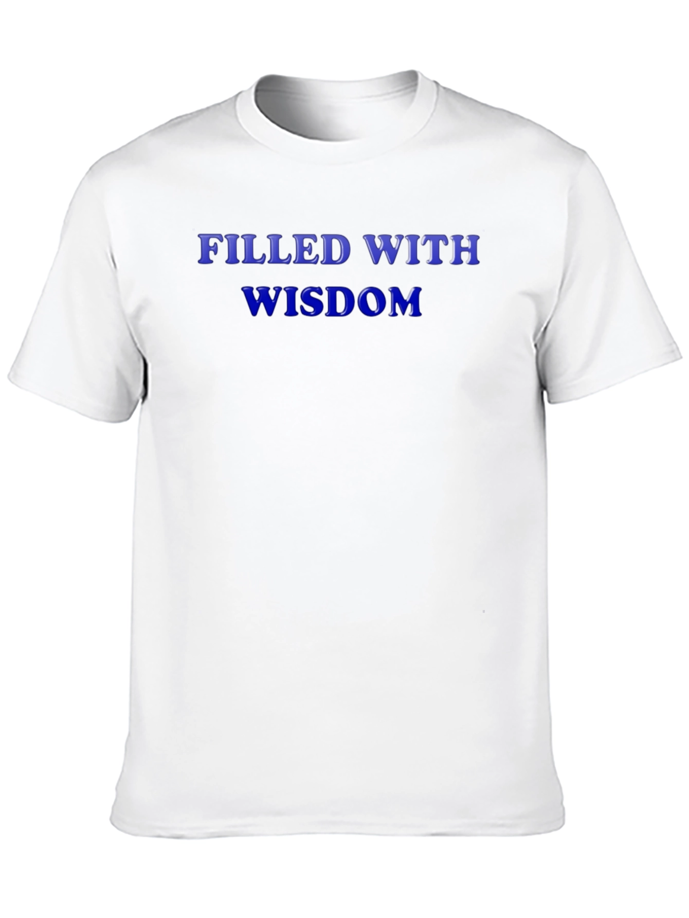 Filled With Wisdom Graphic Tee - Black