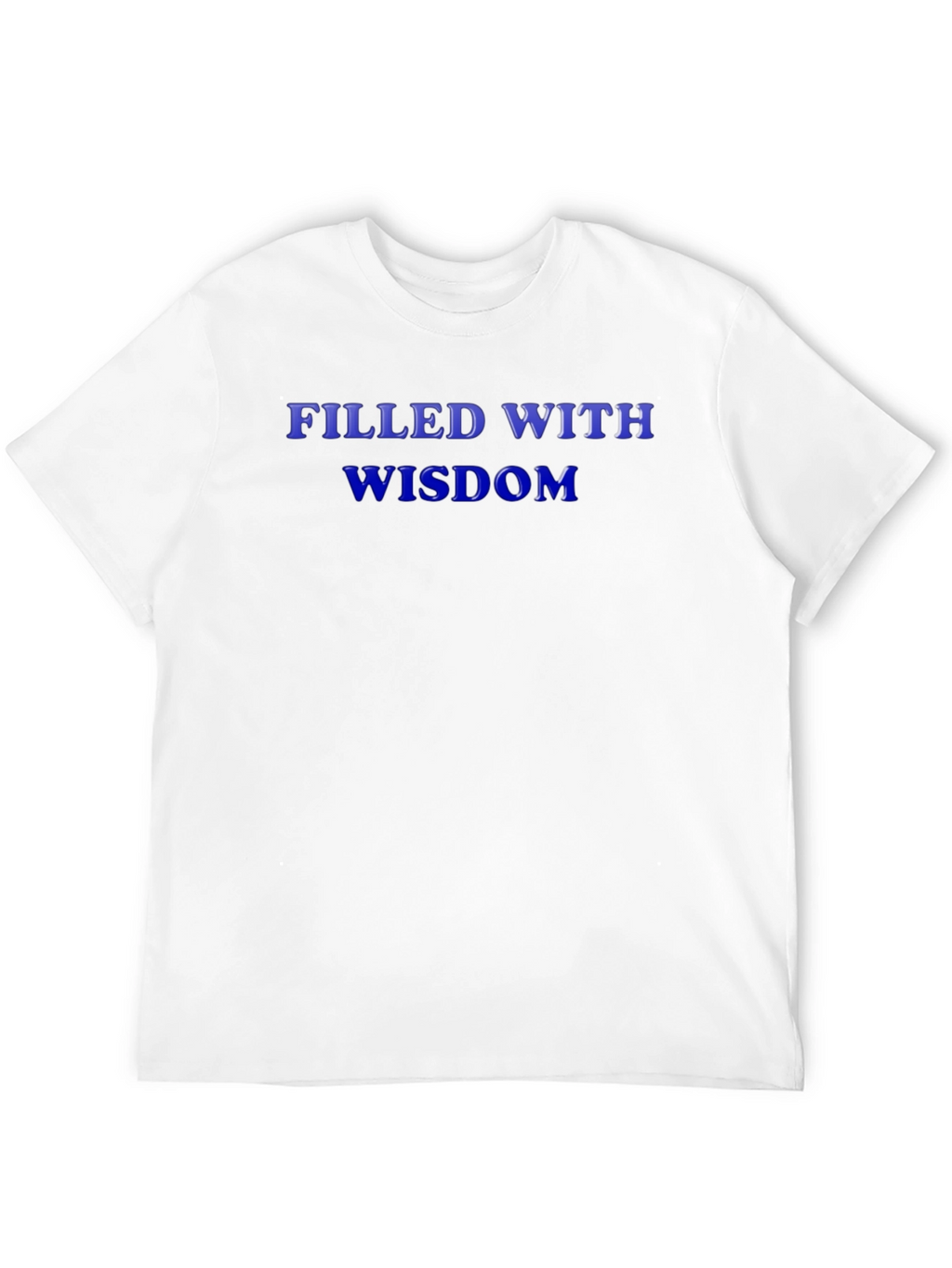 Filled With Wisdom Graphic Tee - Black