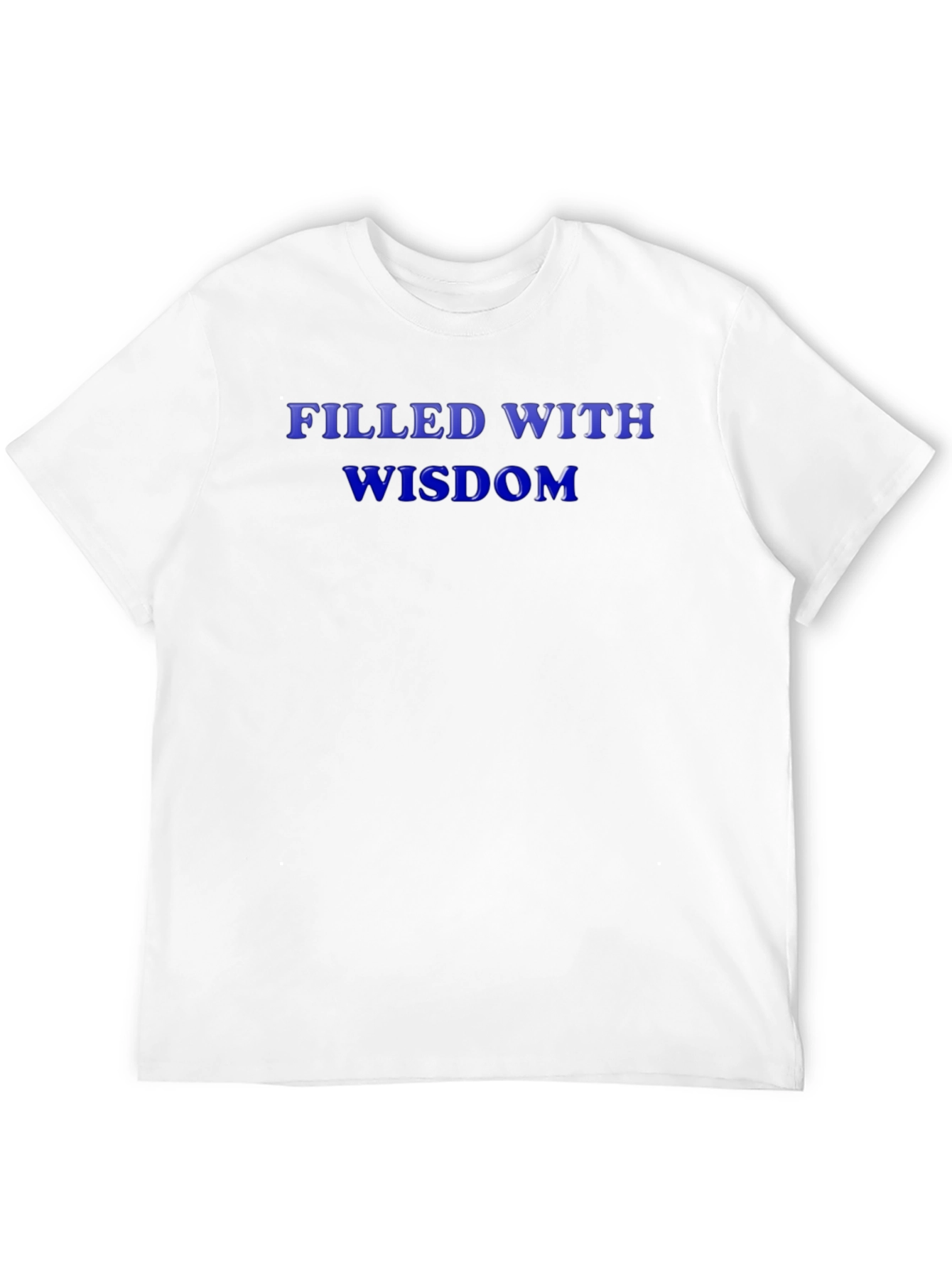 Filled With Wisdom Graphic Tee - Black