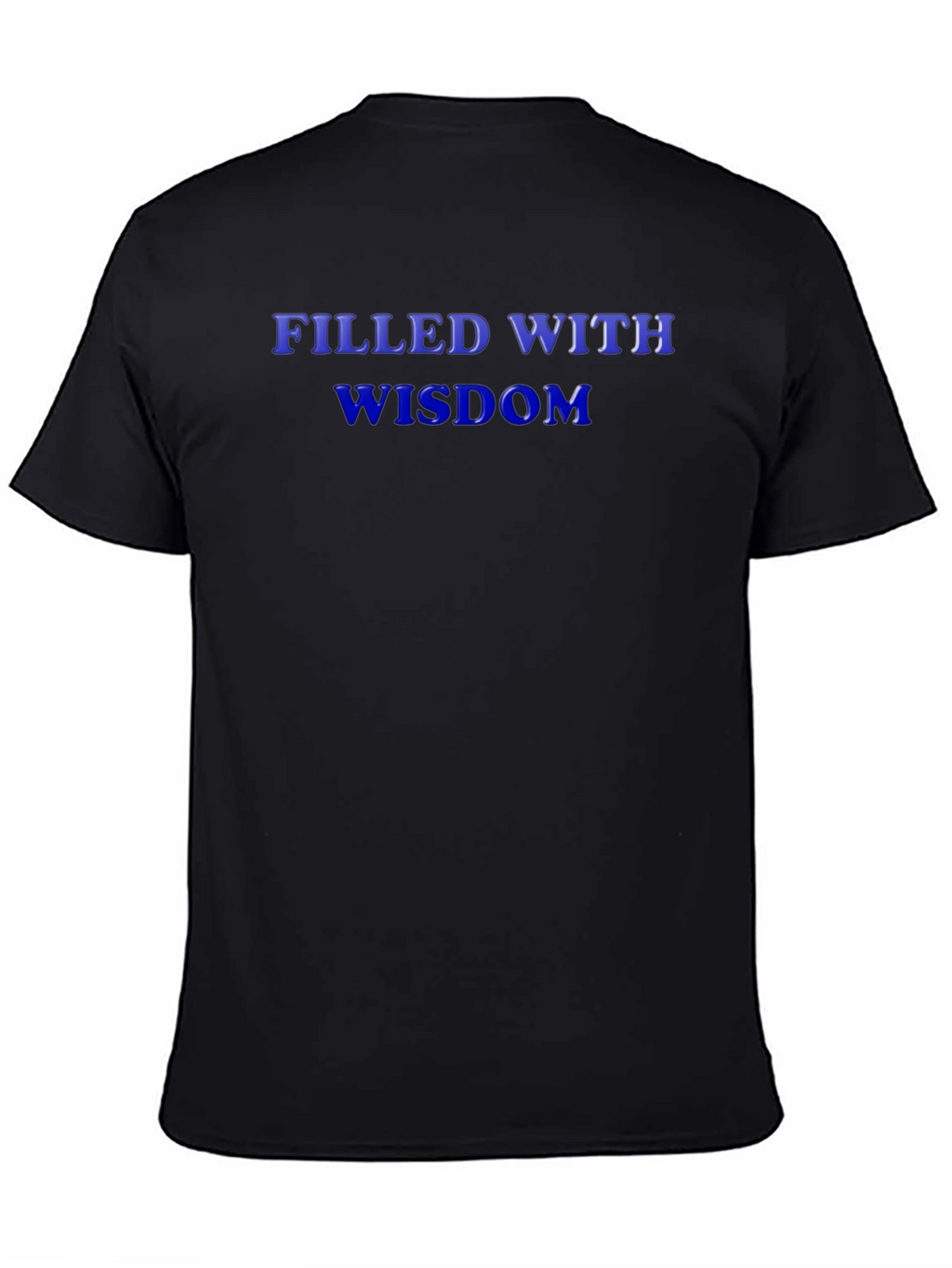 Filled With Wisdom Graphic Tee - Black