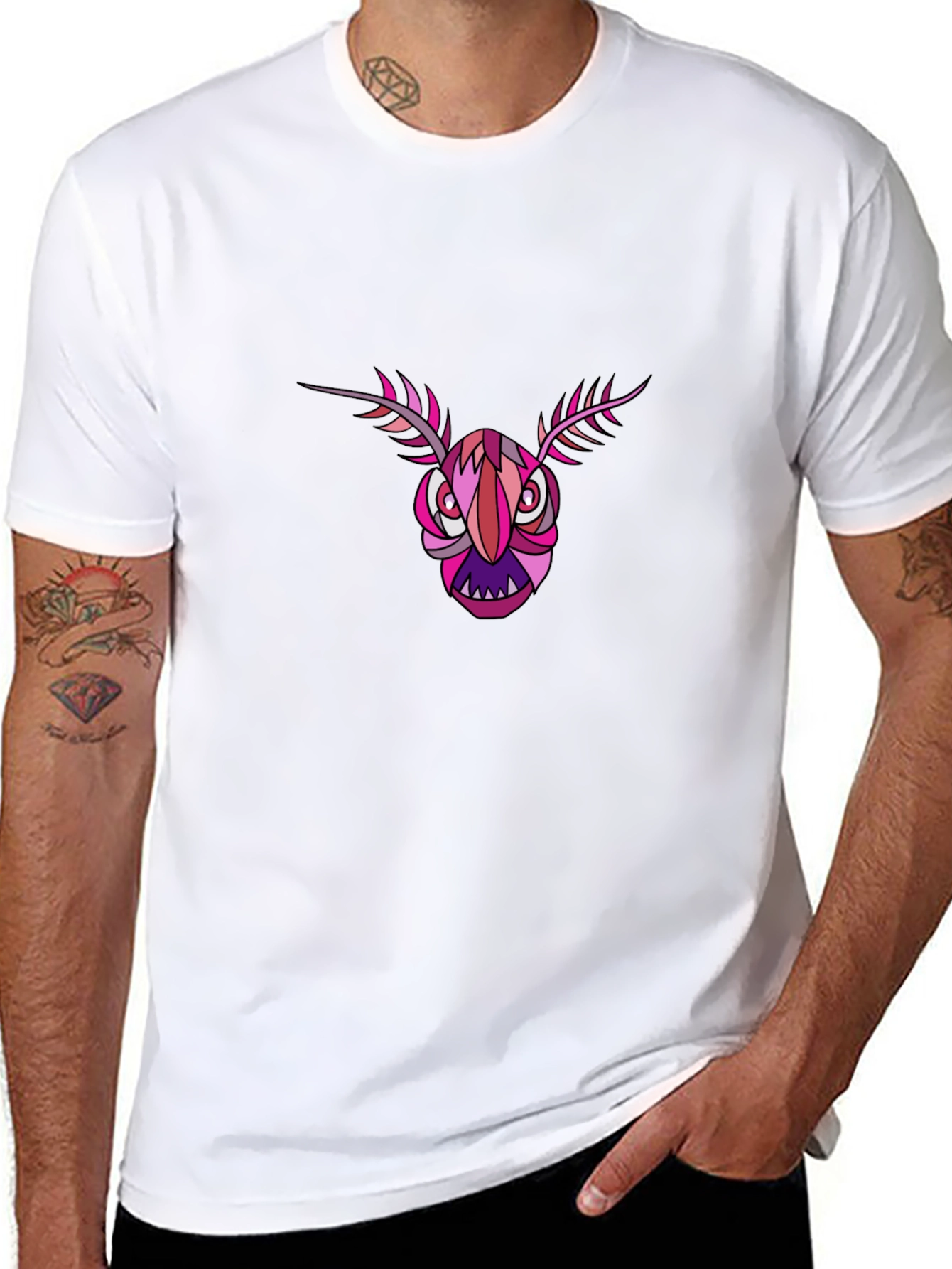 Geometric Moth T-Shirt