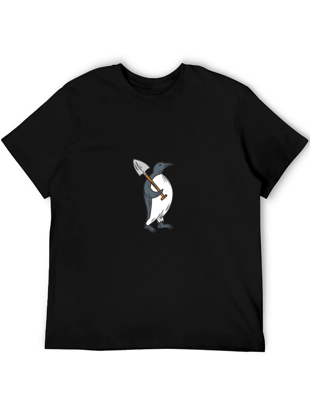 Penguin Shovel Graphic T-Shirt