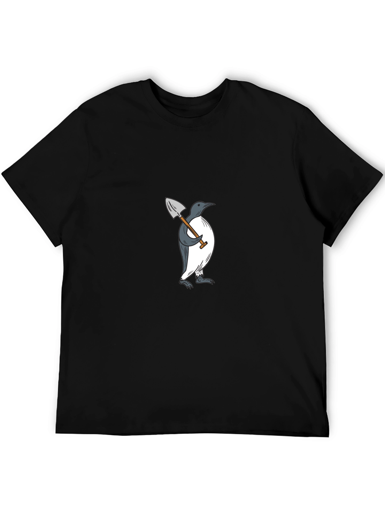 Penguin Shovel Graphic T-Shirt