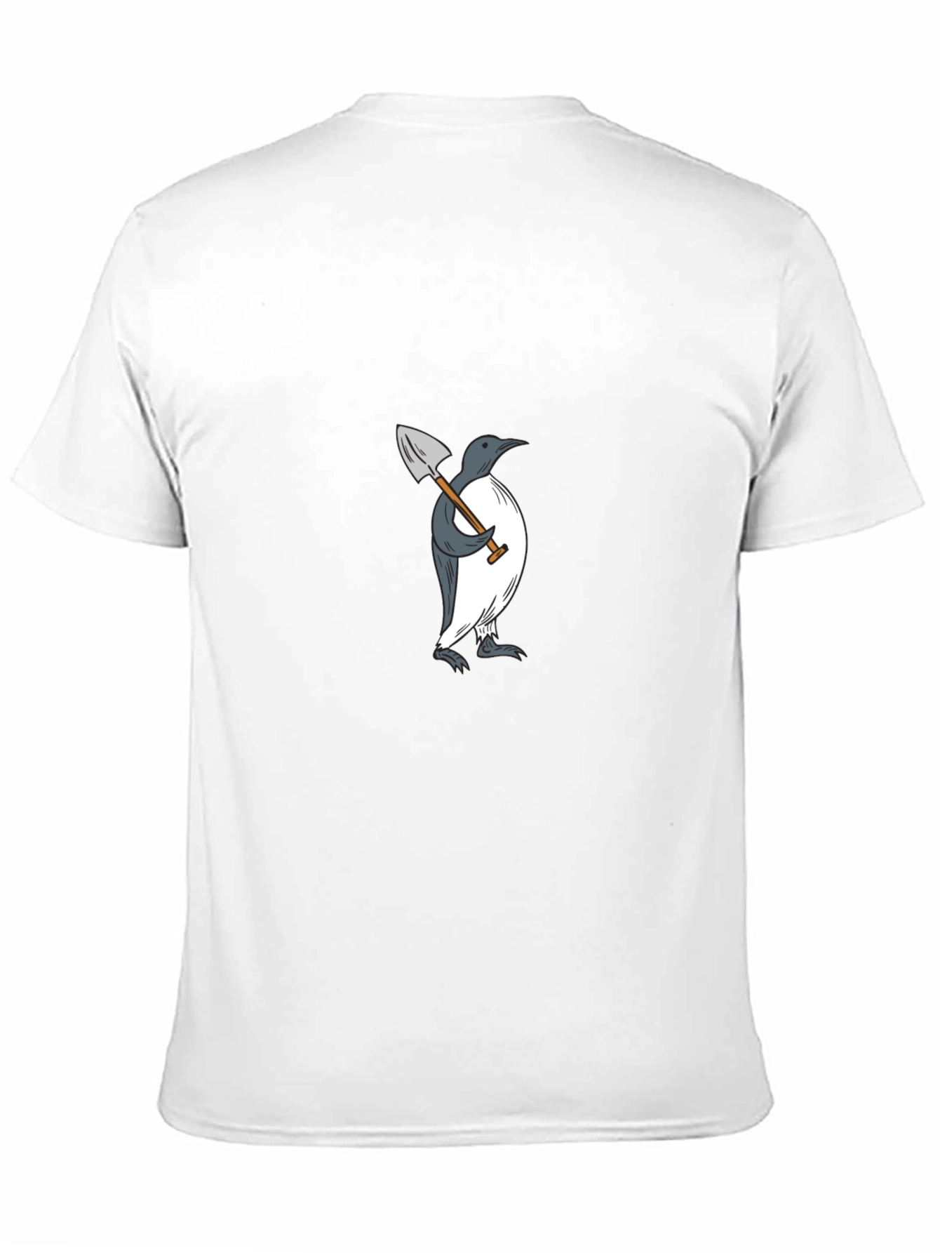 Penguin Shovel Graphic T-Shirt