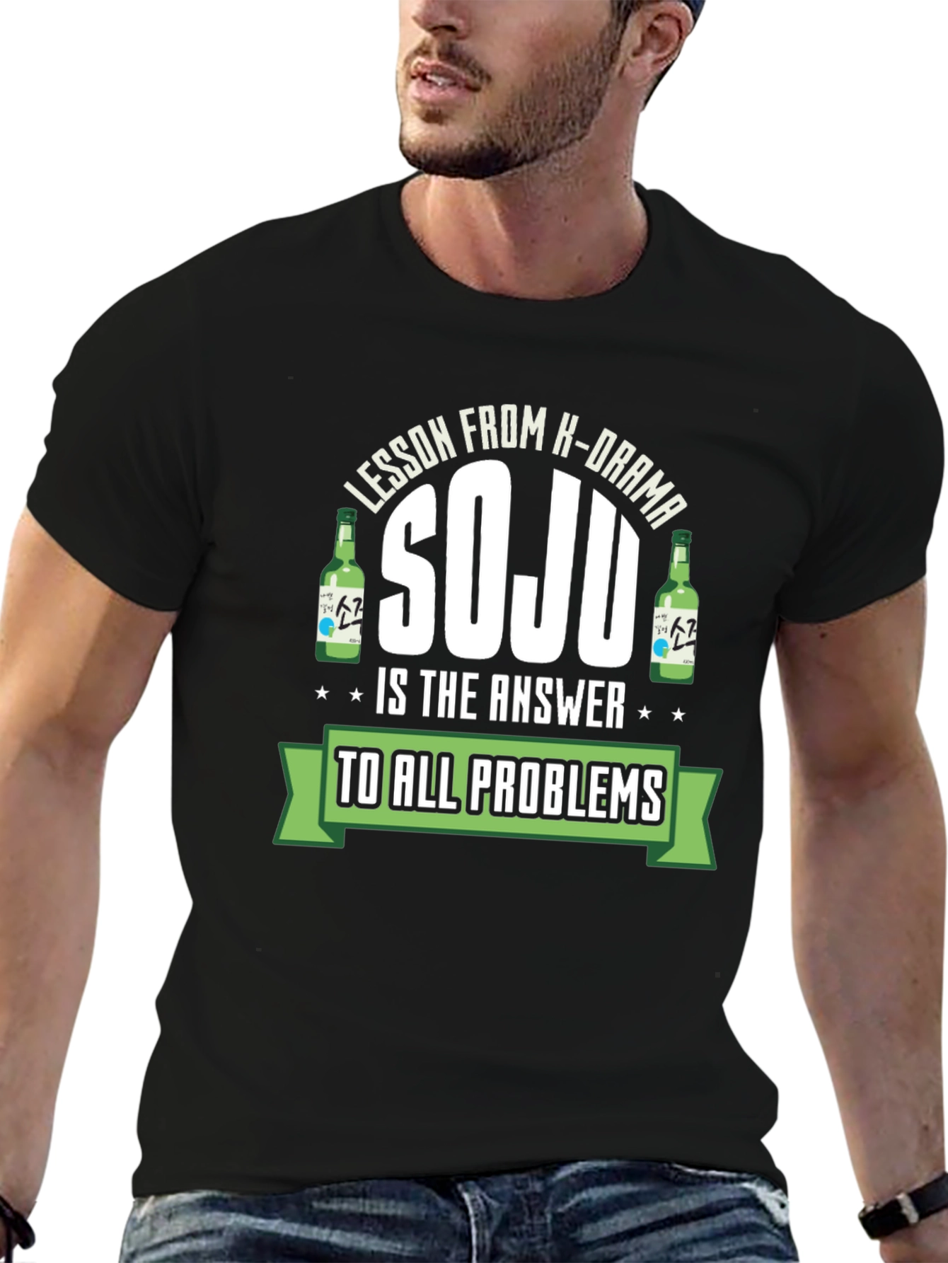 Soju Is The Answer T-Shirt - Korean Drama Lesson