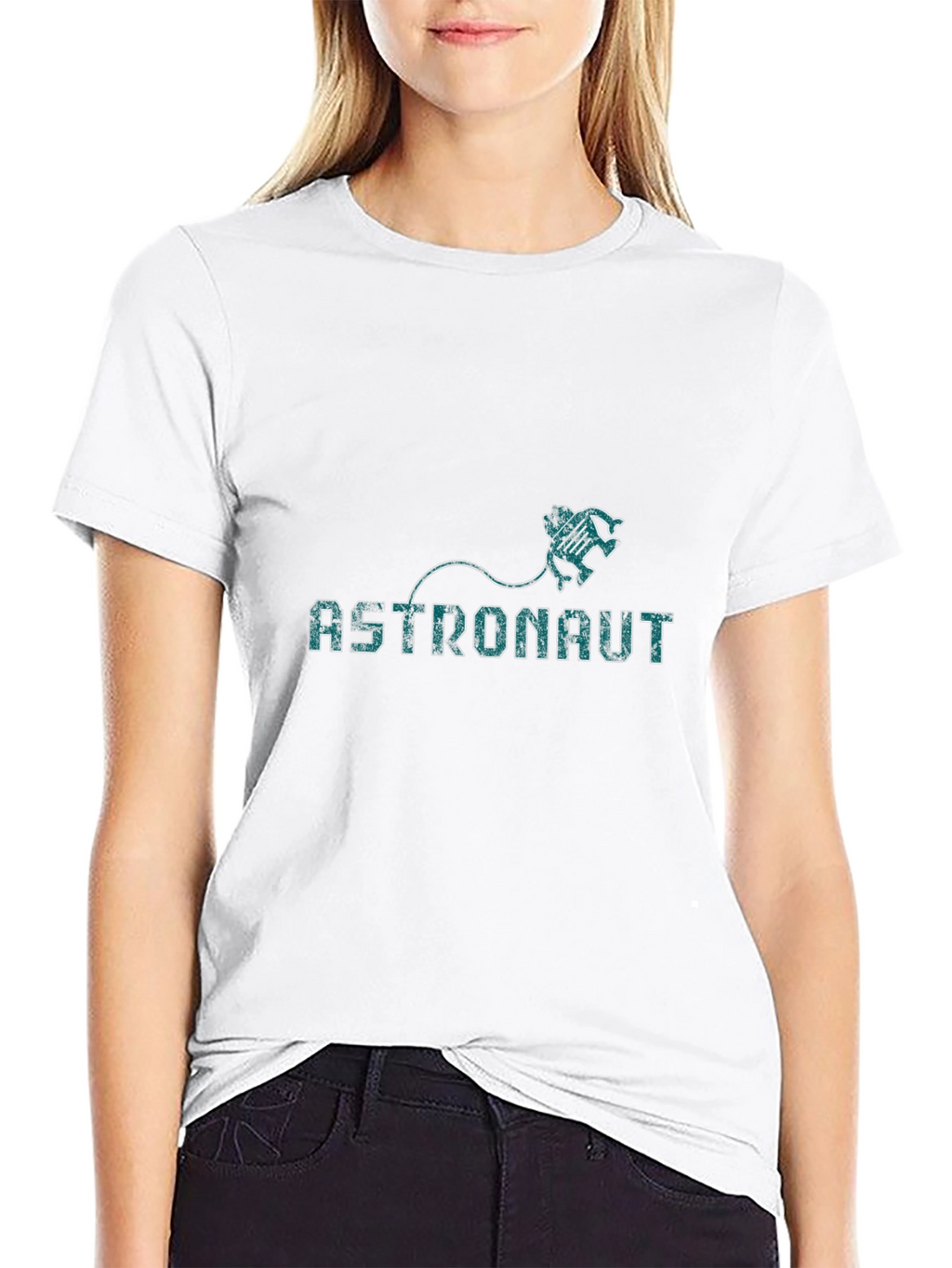 Astronaut Graphic Black T-Shirt