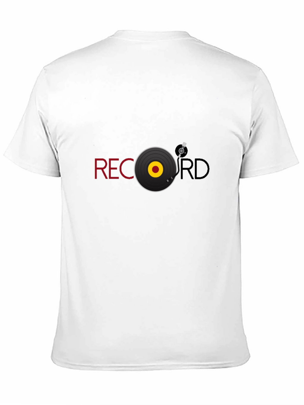 Record Graphic Black Tee
