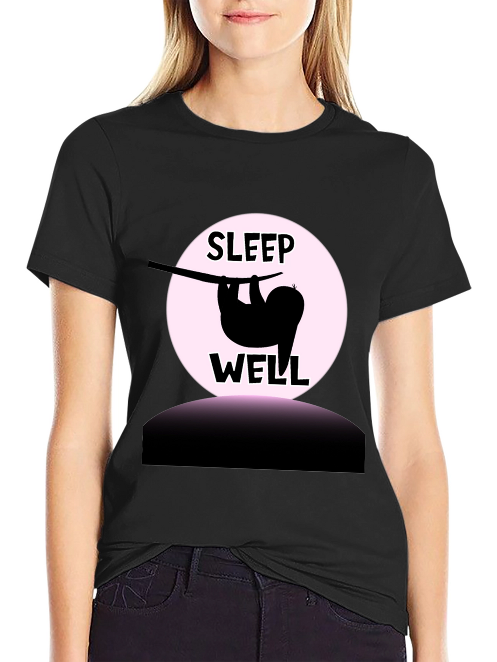 Sleep Well Sloth Graphic T-Shirt - Relaxed Fit