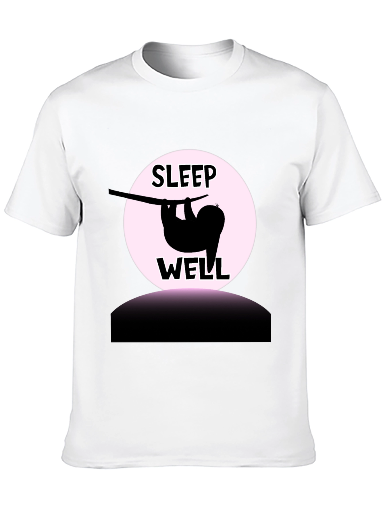 Sleep Well Sloth Graphic T-Shirt - Relaxed Fit