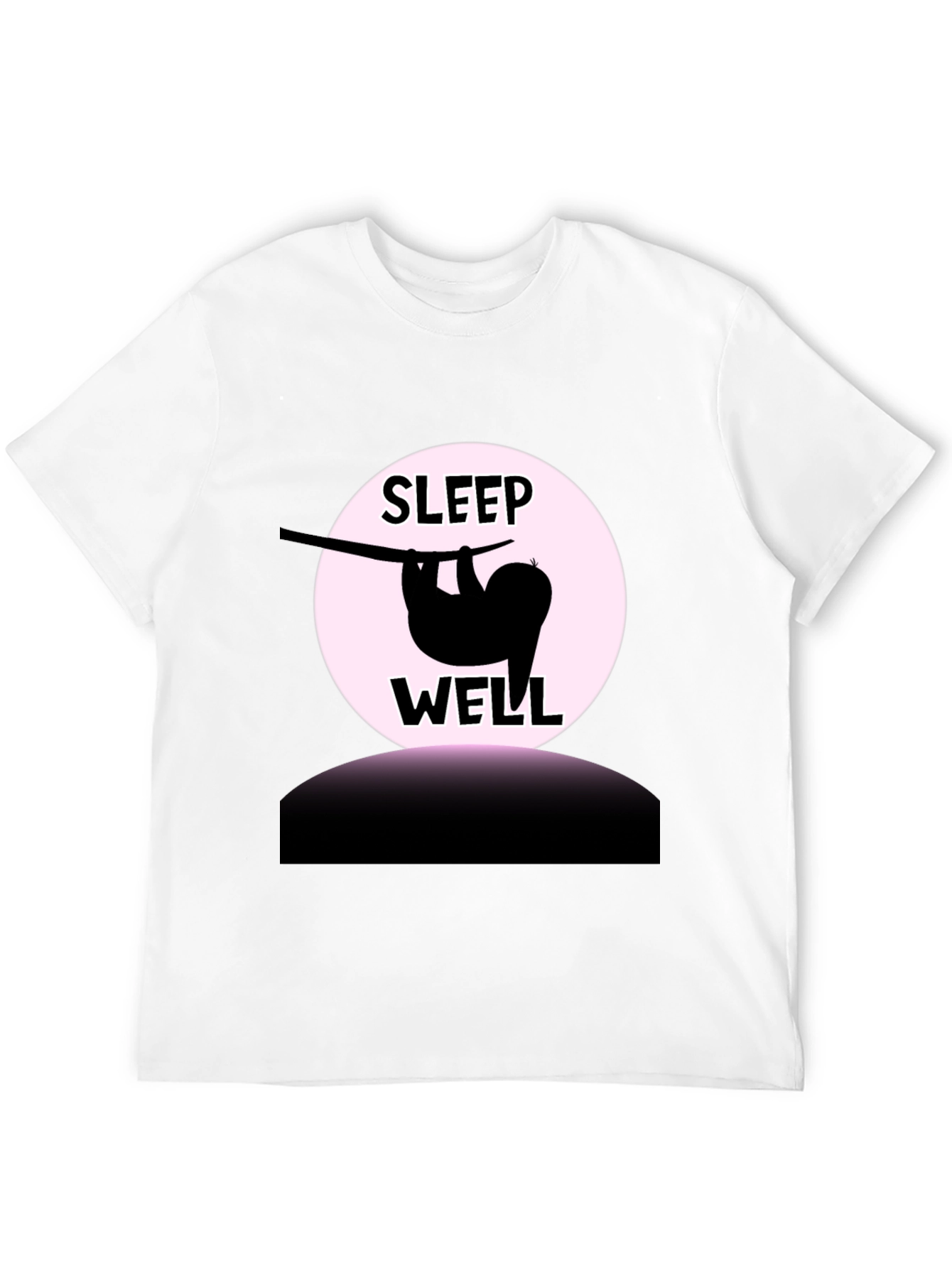 Sleep Well Sloth Graphic T-Shirt - Relaxed Fit