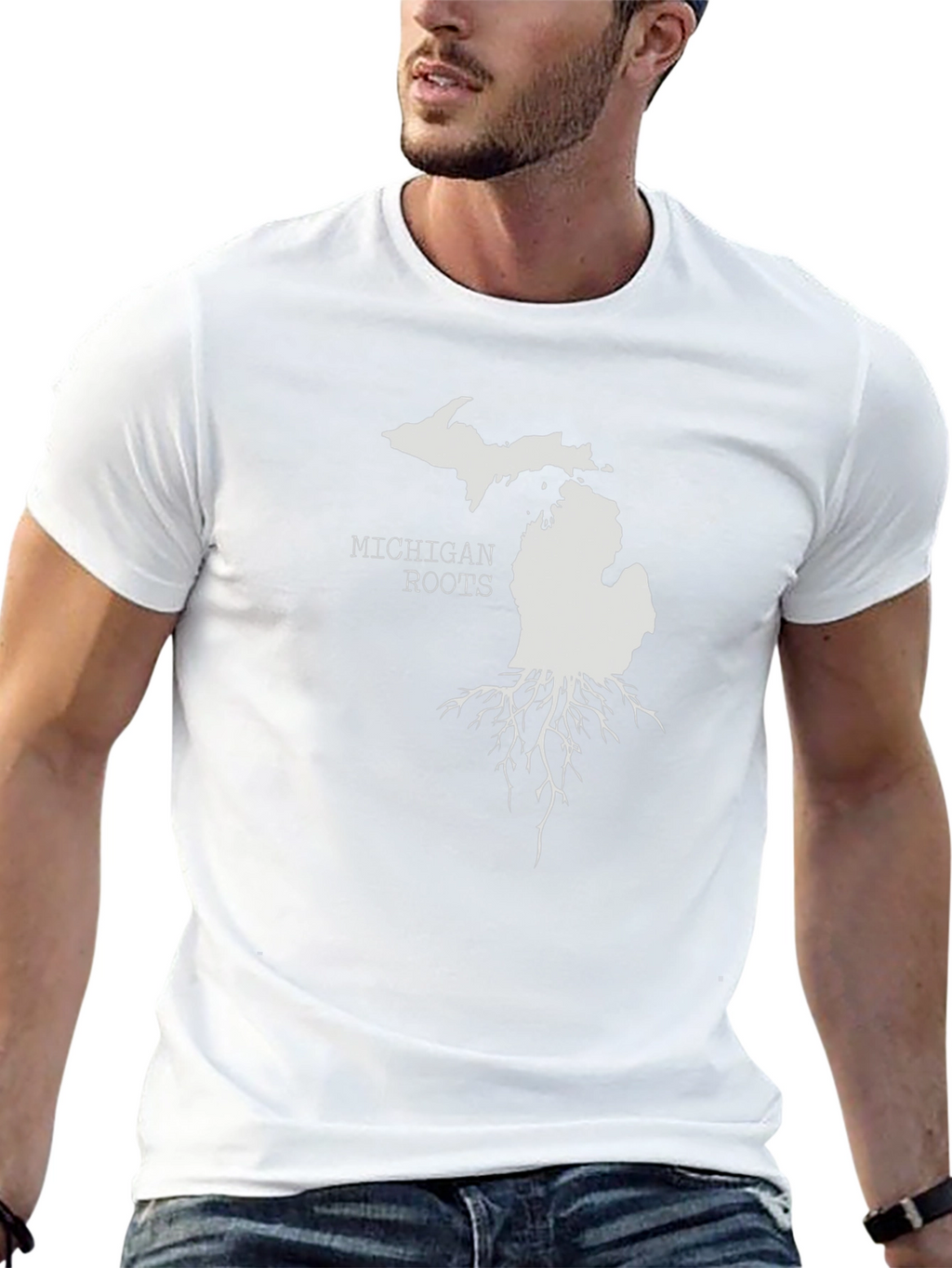 Michigan Roots Graphic Tee - Black