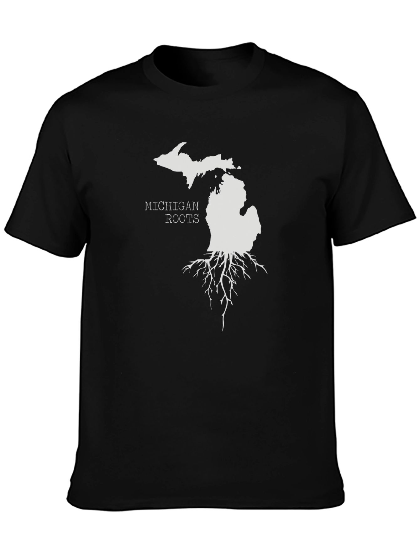 Michigan Roots Graphic Tee - Black