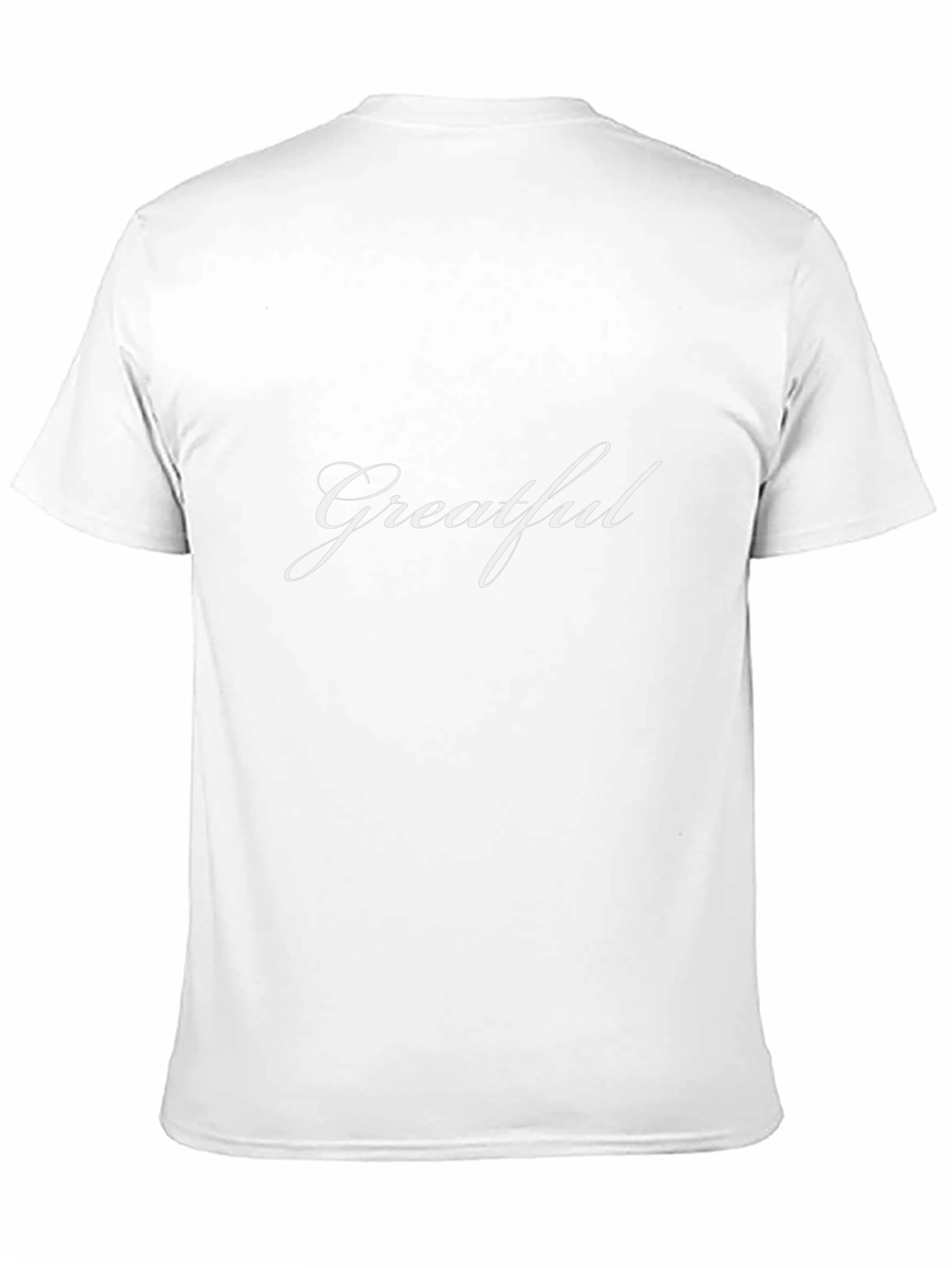 Grateful Script Black T-Shirt