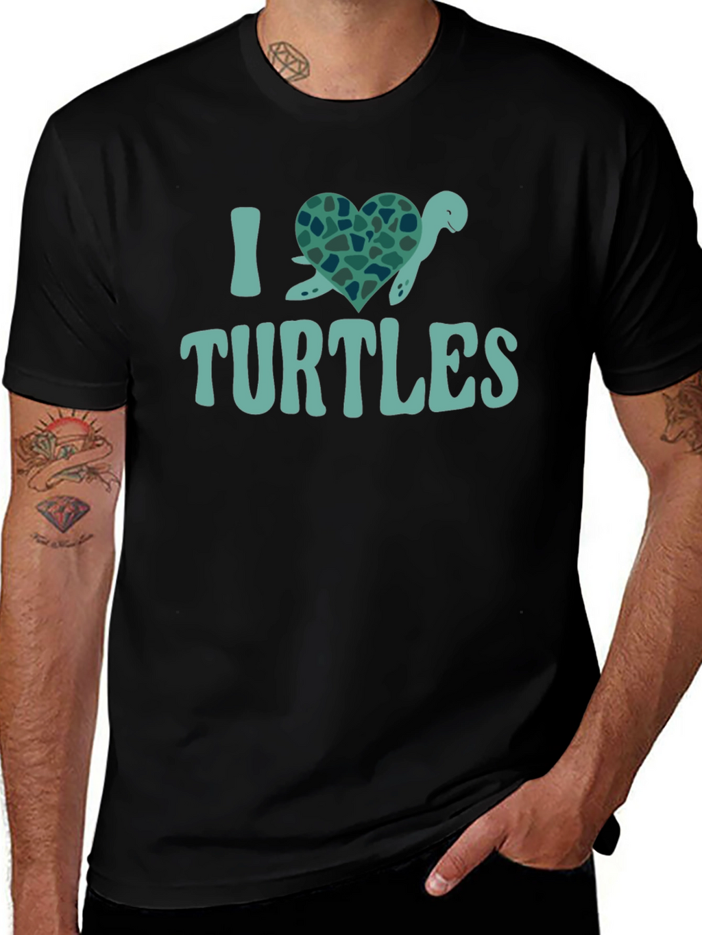 I Love Turtles T-Shirt