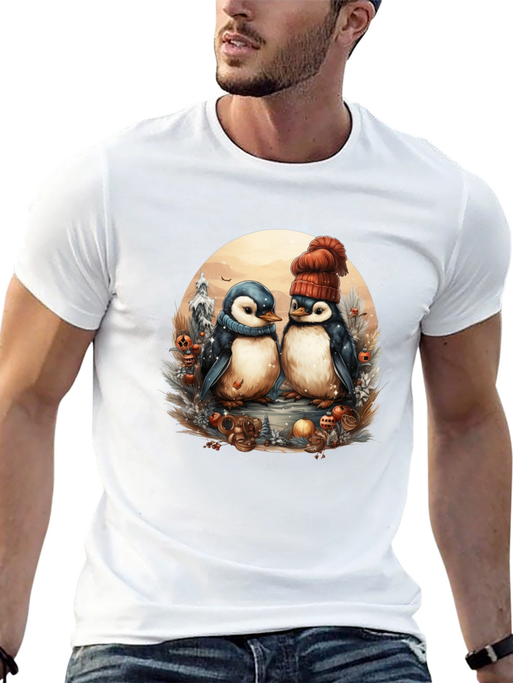 Winter Penguin Graphic Tee