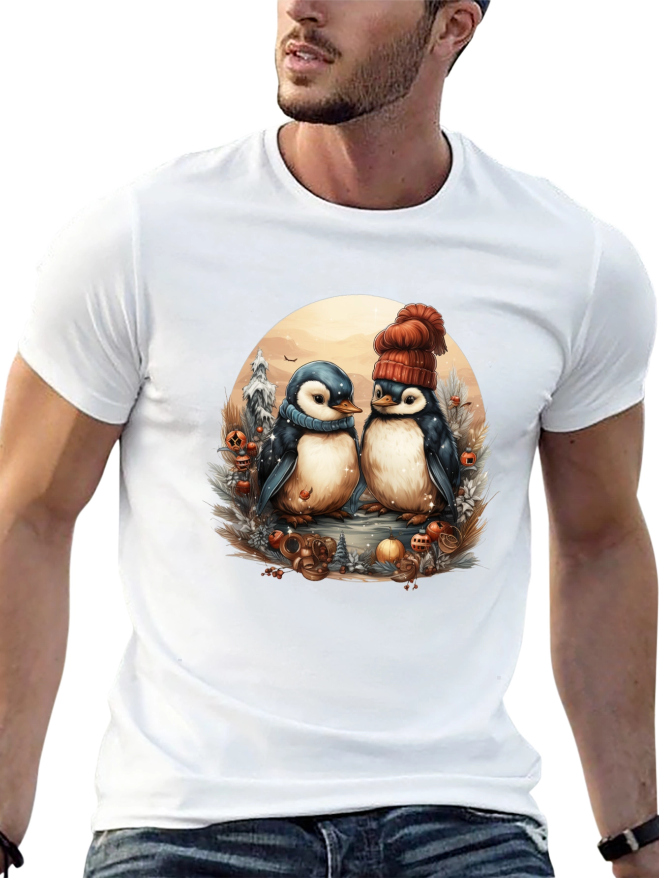 Winter Penguin Graphic Tee