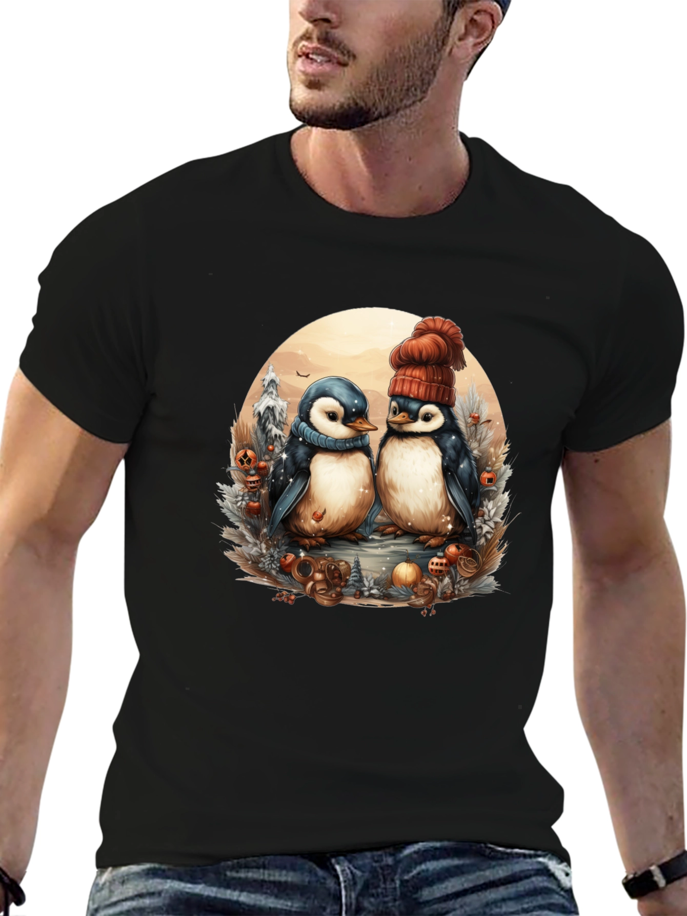 Winter Penguin Graphic Tee