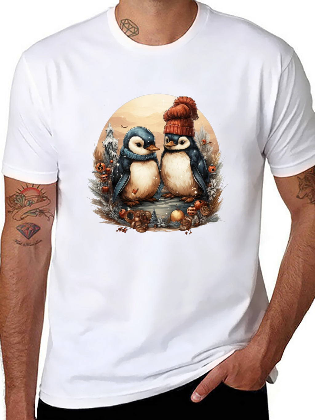 Winter Penguin Graphic Tee