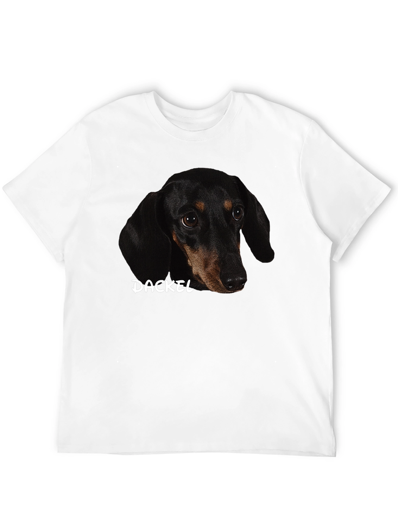 Dackel Dog Graphic Tee - Black Unisex T-Shirt