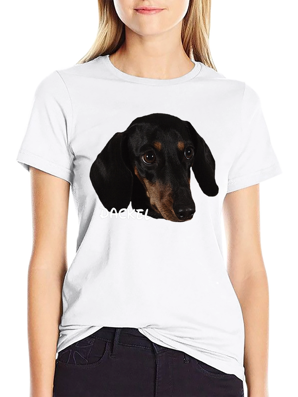 Dackel Dog Graphic Tee - Black Unisex T-Shirt