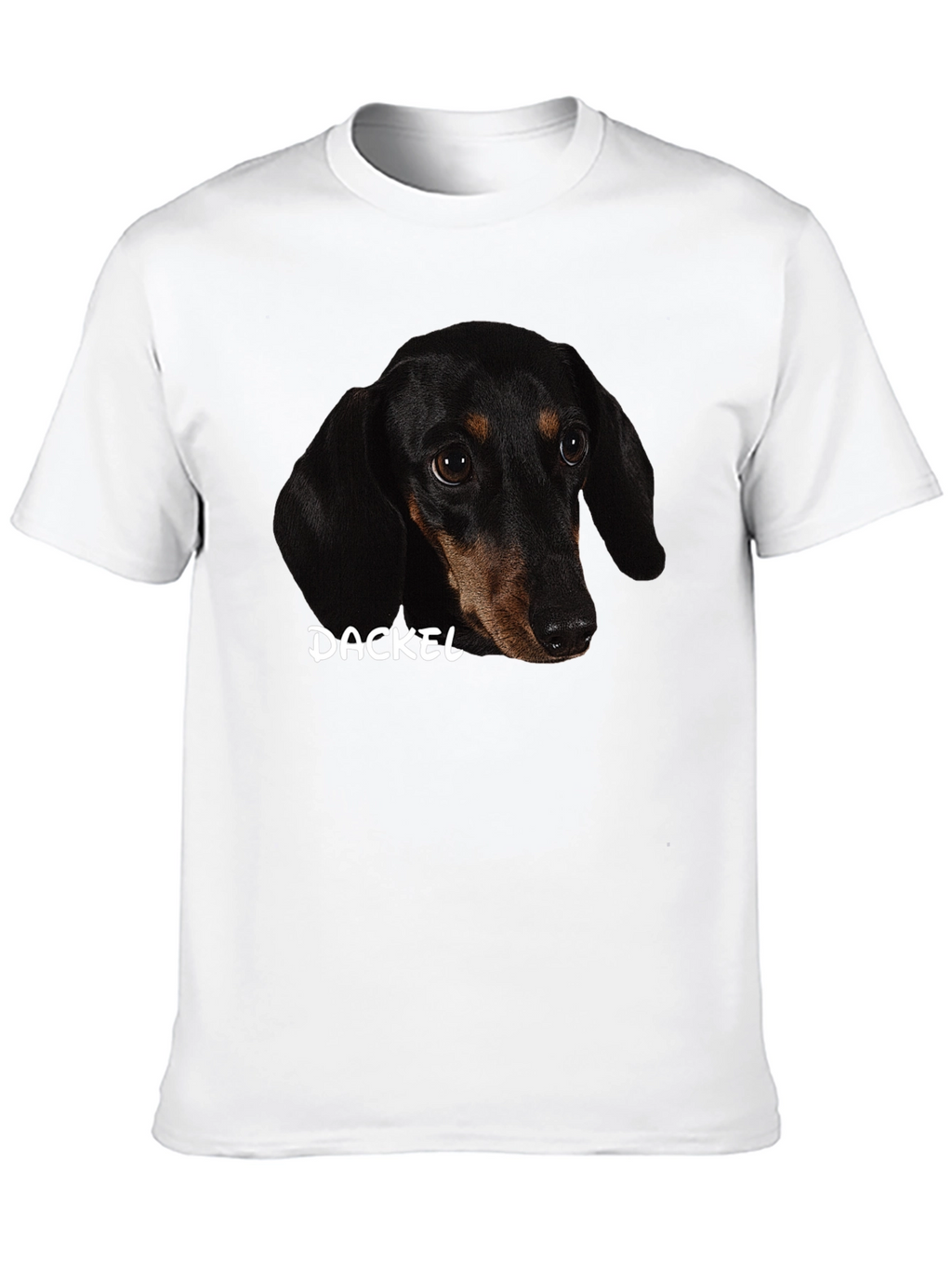 Dackel Dog Graphic Tee - Black Unisex T-Shirt