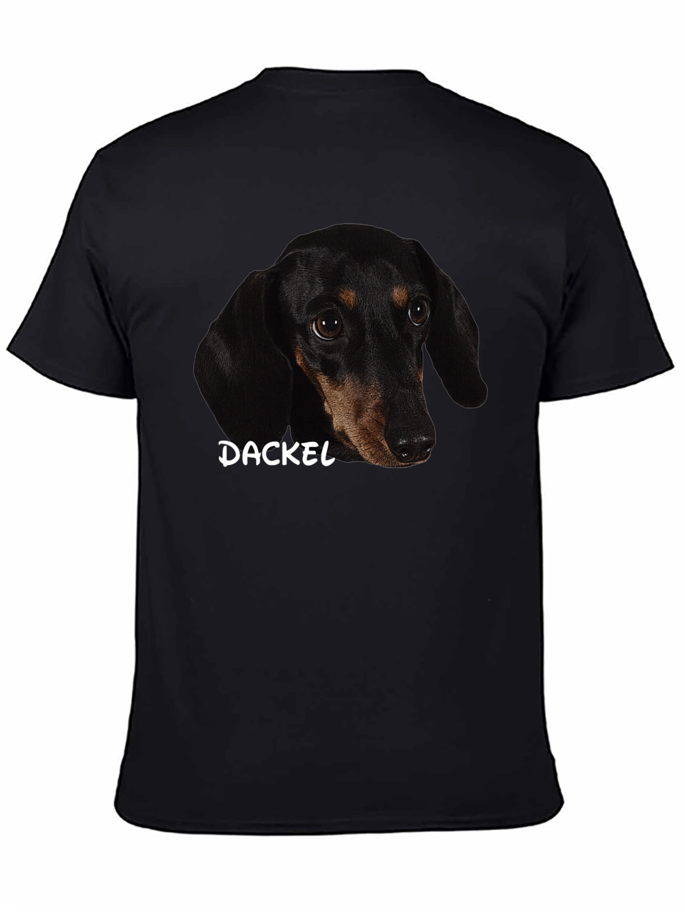 Dackel Dog Graphic Tee - Black Unisex T-Shirt