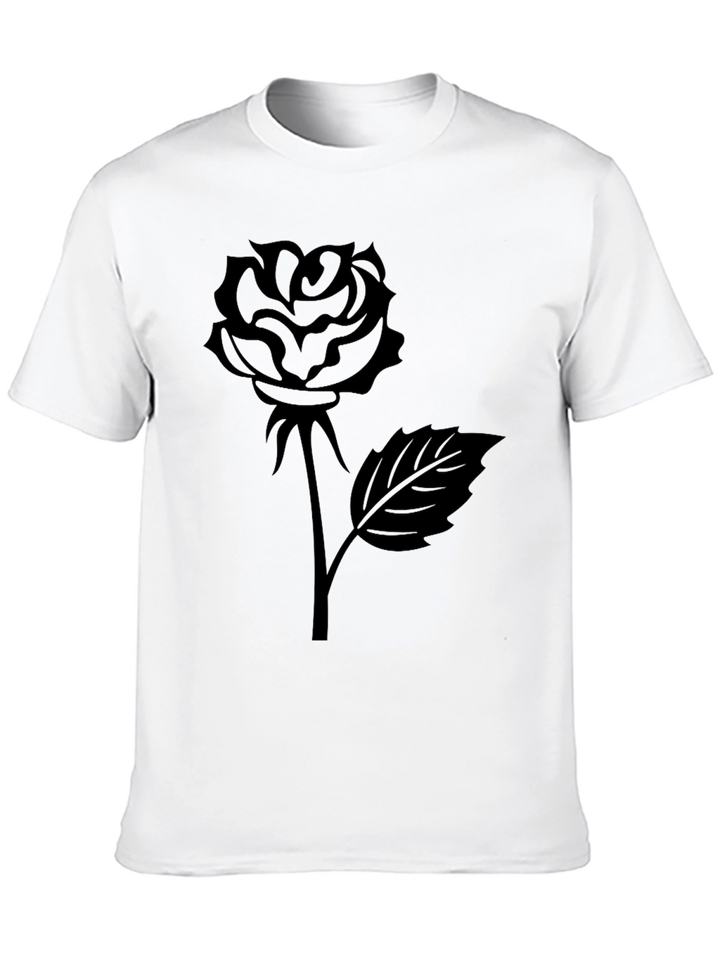 Black Rose Graphic Tee - Stylish Unisex T-Shirt