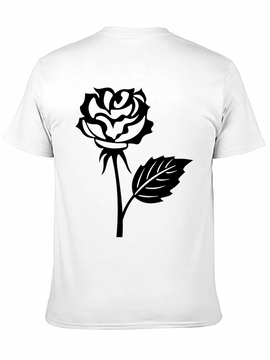 Black Rose Graphic Tee - Stylish Unisex T-Shirt