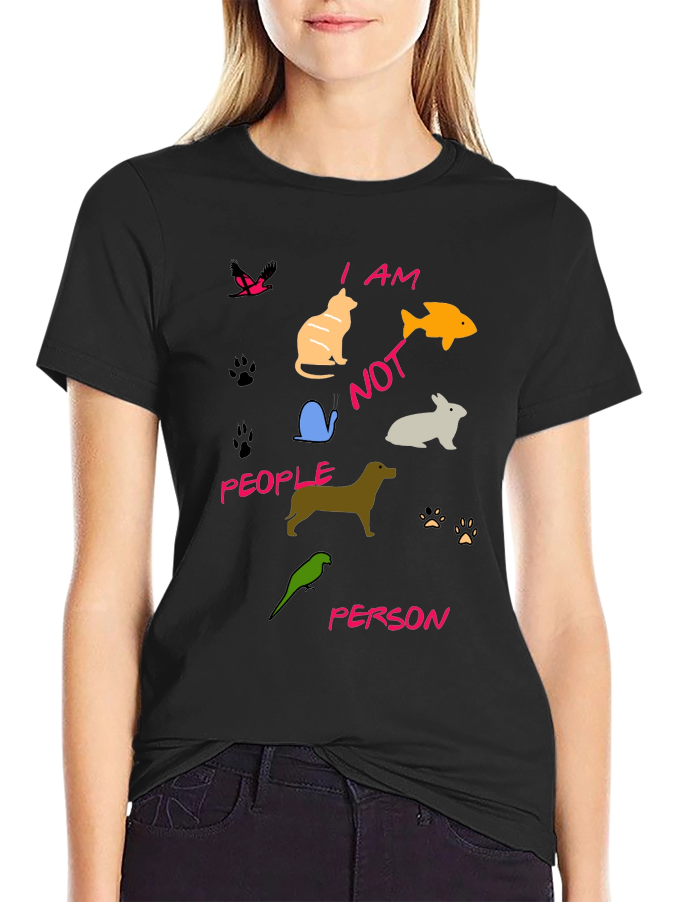 Animal Lover Tee - I am Not a People Person T-Shirt