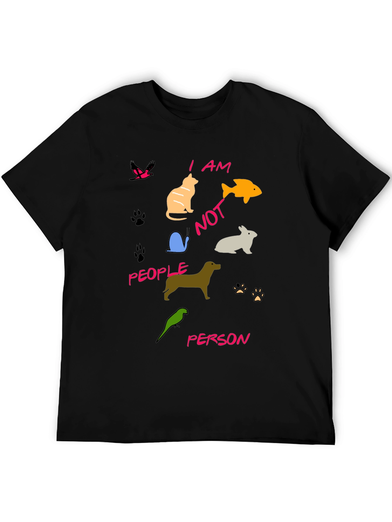 Animal Lover Tee - I am Not a People Person T-Shirt